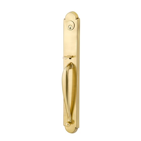 Emtek French Antique Brass Handleset 4324BLUS7 4324BLUS7
